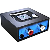 Esinkin Receptor de Audio Inalámbrico- Adaptador Bluetooth para PC-Mac-Smartphone-Tablet-Receptores AV-Coche- Salidas 3…